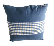 Hom Decorative Soft Pillow Cover Cotton Pillowcase 45*45CM(Blue)