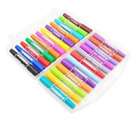 24PCS Non-toxic Highlighter Double-headed Marker Pen Writing-markers