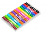 12PCS Non-toxic Highlighter Double-headed Marker Pen Writing-markers
