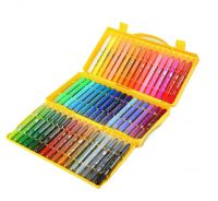 Non-Toxic Water Soluble Rotating Crayons Oil Painting Sticks 48 colors