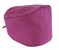 Adjustable Tie Back Cotton Scrub Cap Nurse Hat Medical Doctor Cap(Grape Violet)