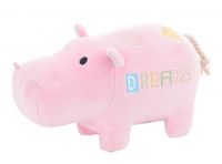 [Pink Hippo]Birthday Gift Plush Toys Cute Doll Plush Puppets 45cm*23CM