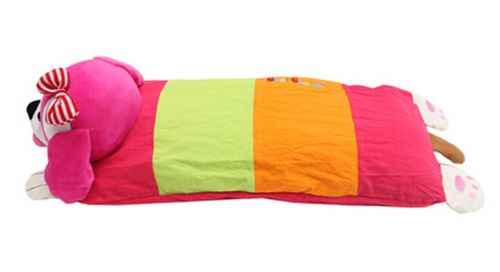 Kids Sleeping Dog Stuffed Plush Pillows Plush Toy 19.68*9.85 Inches