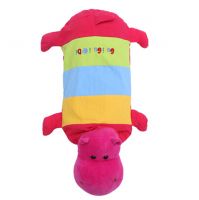 Red Hippo Baby Kids Children Plush Toys Plush Pillows 19.68*9.87 Inches