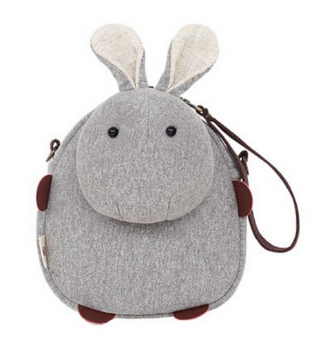 [Grey Rabbit]Cross Body Shoulder Bags Wallet Bag Handbag Purse 6.88